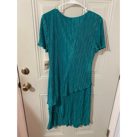 Connected Apparel dress size 12 Jade green Nwt Q35 - Picture 9 of 10